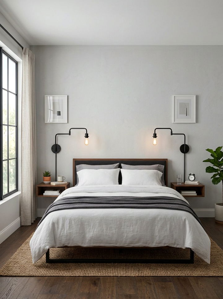 Wall Mounted Sconce - 30 bedroom enhancement ideas