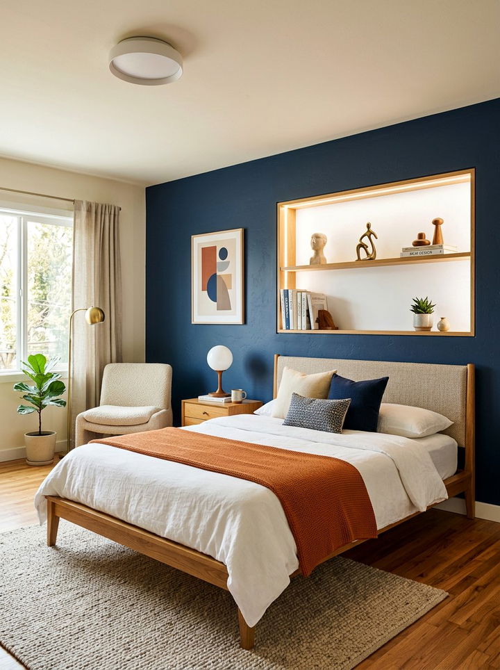 Wall Niche Shelf - 30 bedroom secret storage ideas