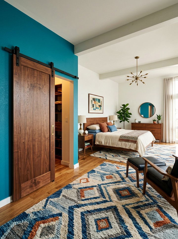 Walnut Wood Sliding Door - 30 bedroom sliding doors