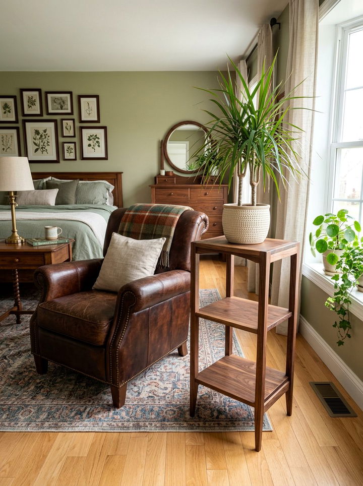 Walnut wood plant stand - 30 bedroom plant stands