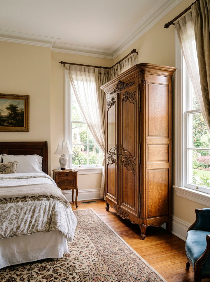 Wardrobe Armoire Cabinet - 30 bedroom storage solutions