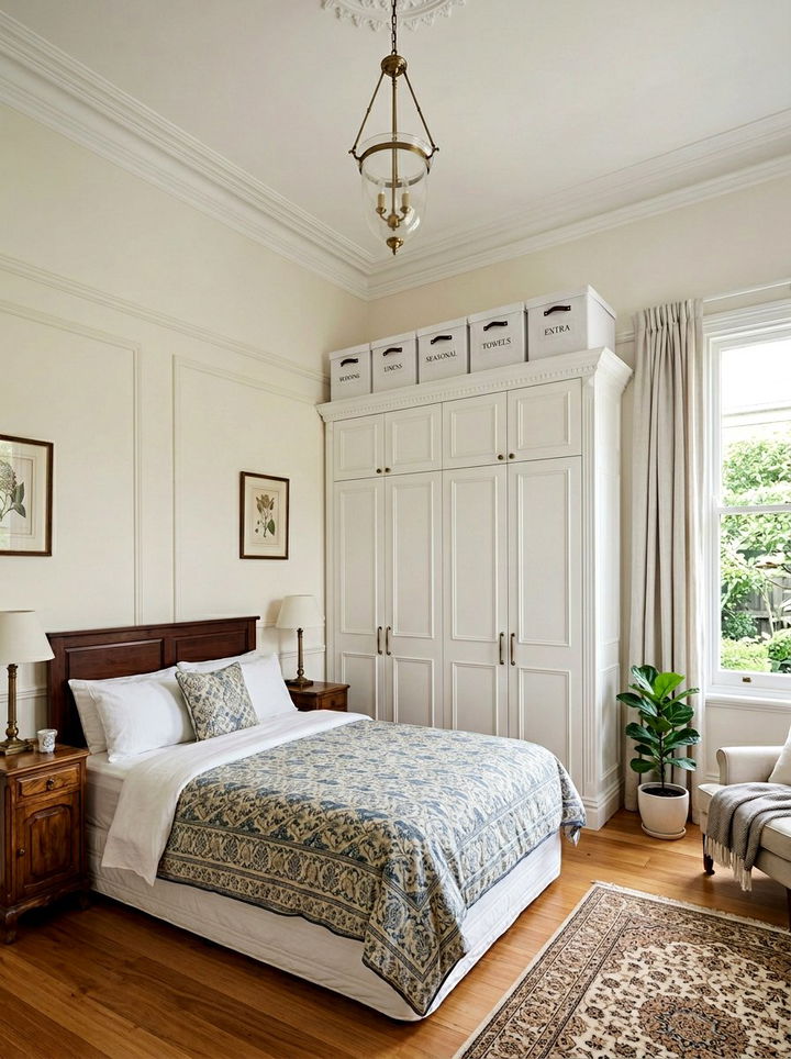 Wardrobe Topper - 30 bedroom vertical storage ideas