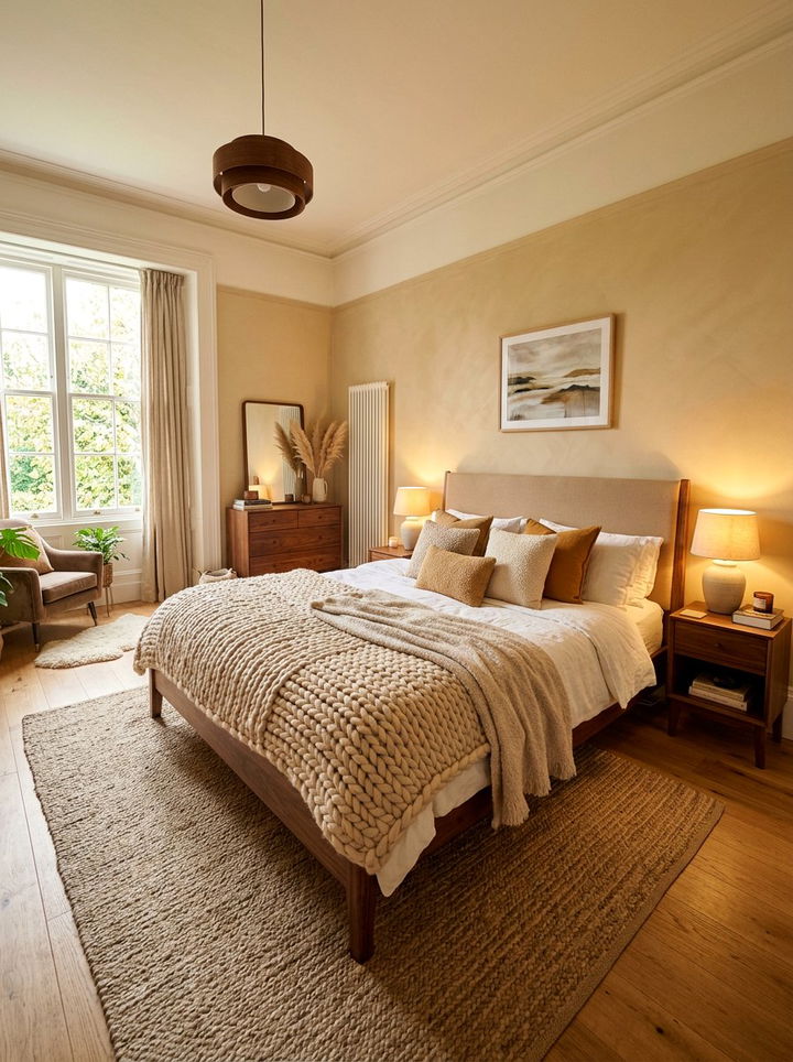 Warm Beige Bedroom - 30 beige bedroom ideas