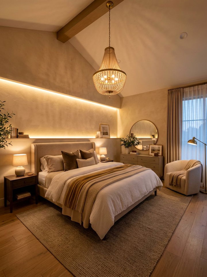 Warm Beige Lighting Bedroom - 30 warm beige bedroom ideas