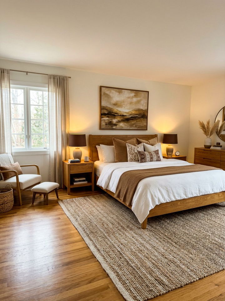 Warm Brown And White Bedroom - 30 brown and white bedroom ideas