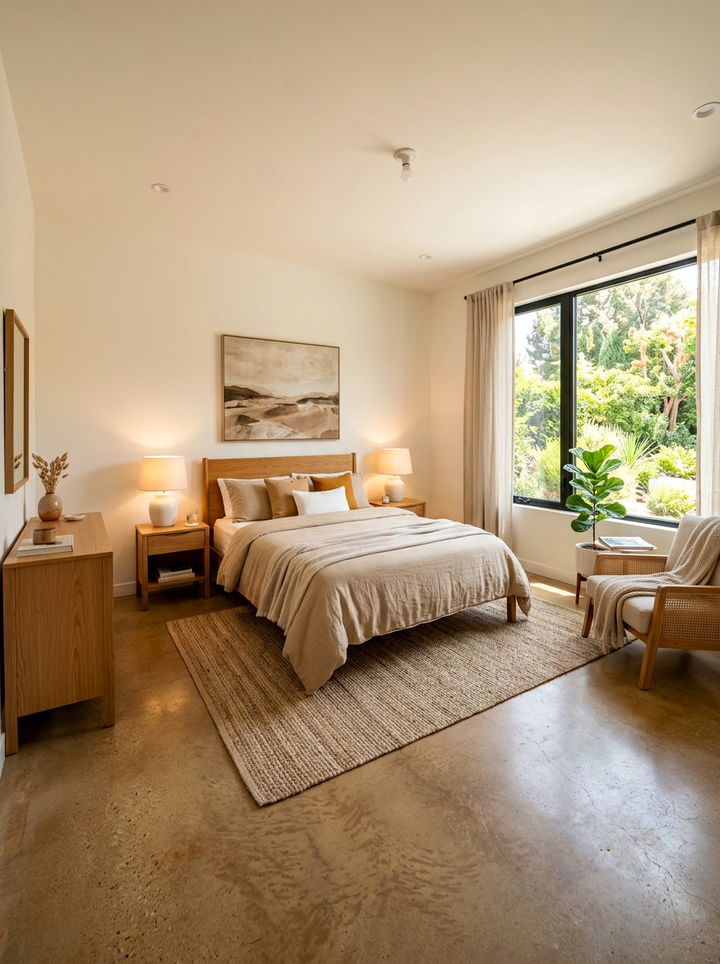 Warm Concrete Floor Bedroom - 30 bedroom concrete floors