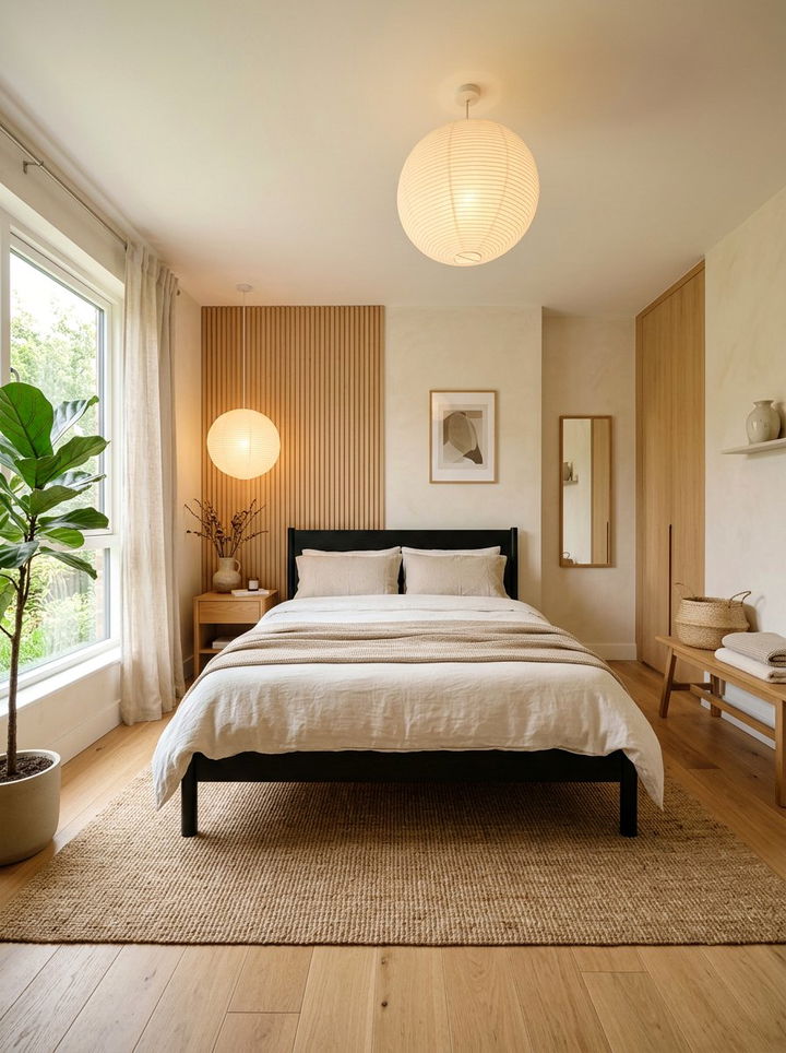 Warm Japandi Bedroom - 30 bedroom warm settings