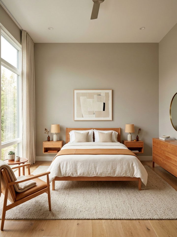 Warm Minimalist Bedroom - 30 warm tone bedroom ideas
