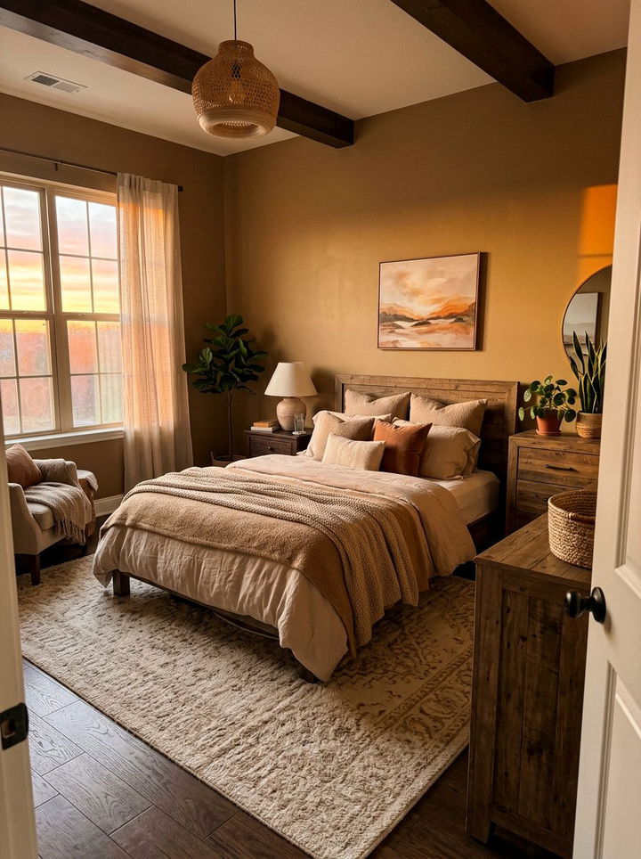 Warm Tan Bedroom - 30 tan bedroom ideas