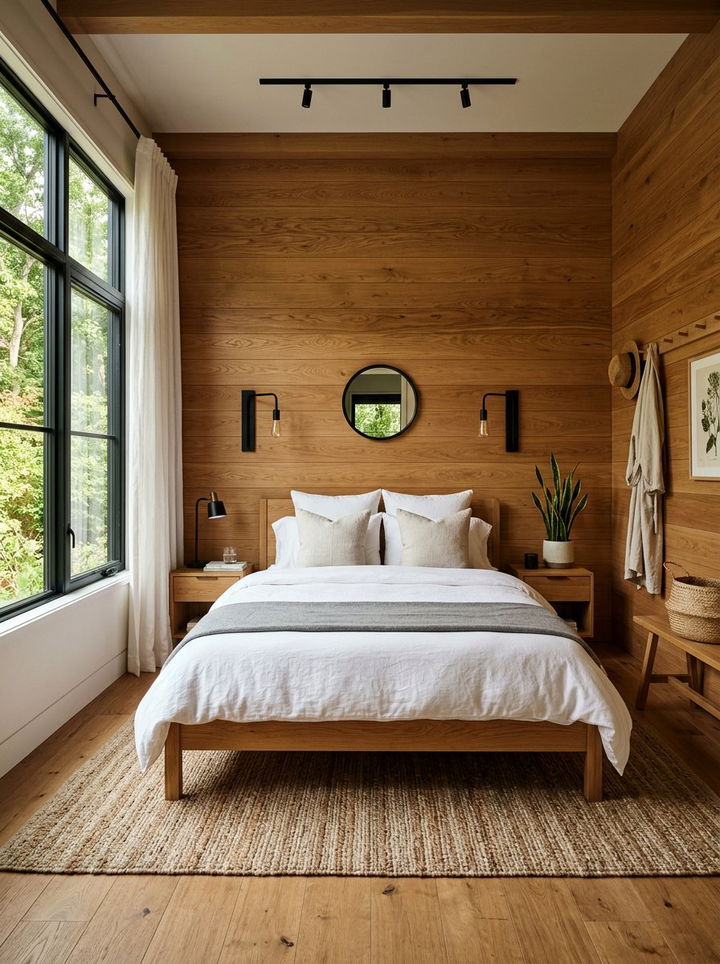 Warm Wood Bedroom - 30 bedroom color ideas