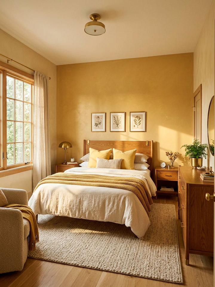 Warm beige bedroom - 30 bedroom beige walls