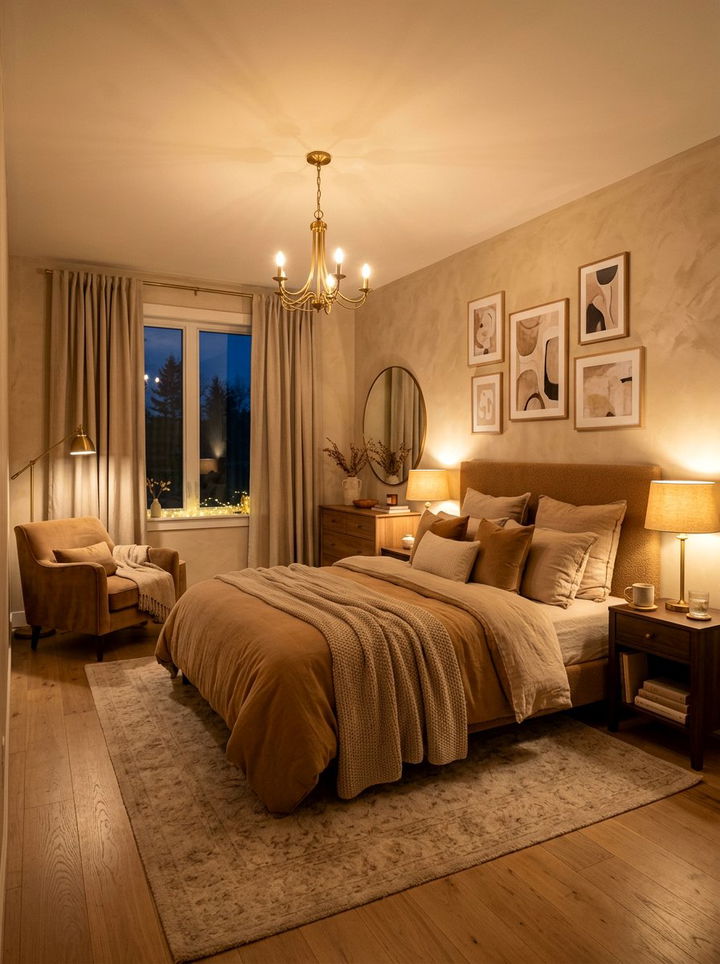 Warm beige bedroom - 30 all beige bedroom ideas