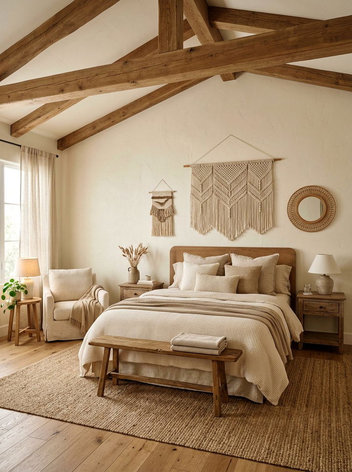 Warm cream bedroom - 30 summer inspired bedroom color ideas