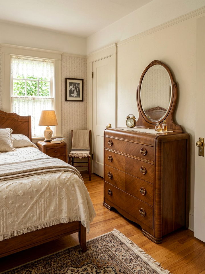 Waterfall Style Dresser - 30 bedroom vintage dressers