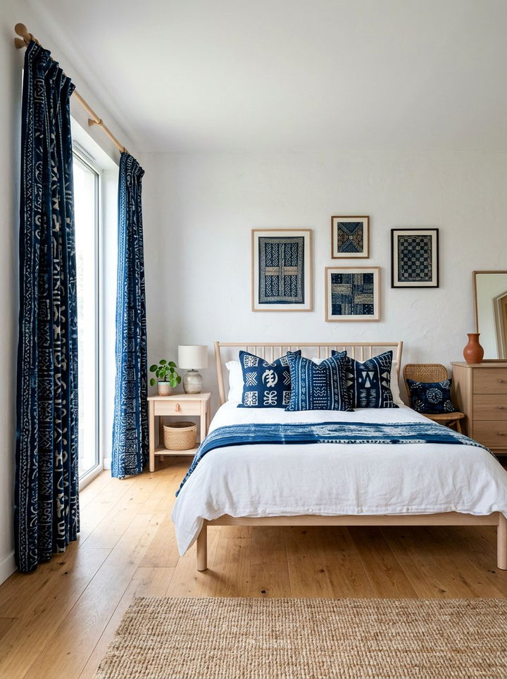 West African Batik Prints - 30 African bedroom ideas