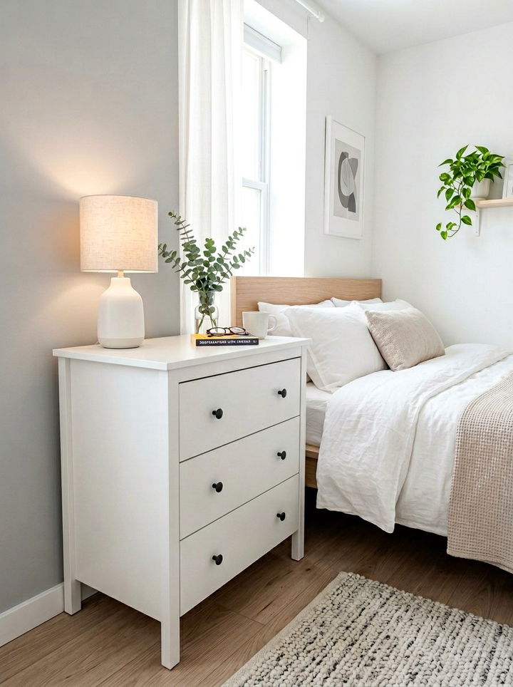 White 3 drawer dresser - 30 bedroom white dressers