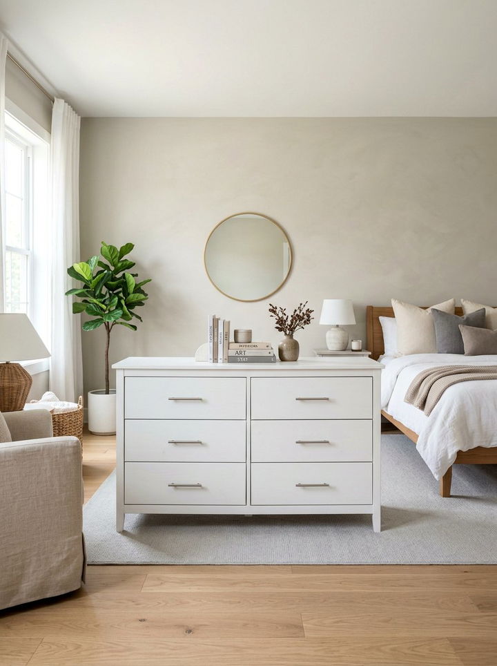 White 6 drawer dresser - 30 bedroom white dressers