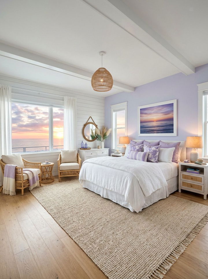 30 Purple and White Bedroom Ideas for an Elegant Refresh