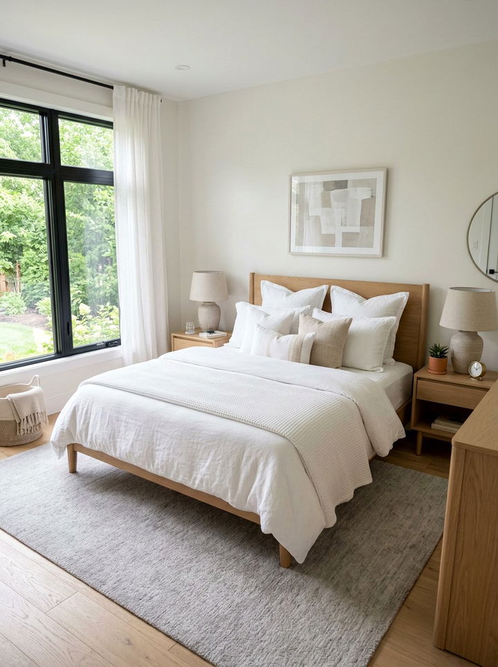 White Bedding - 30 bedroom staging ideas