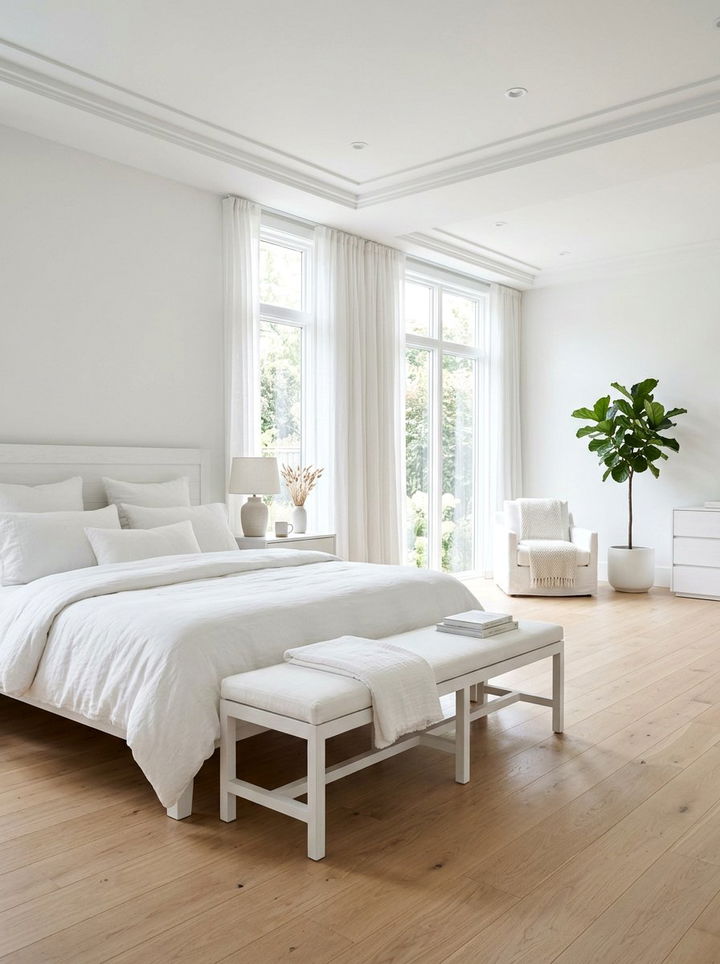 White Bedroom Bench - 30 bedroom benches
