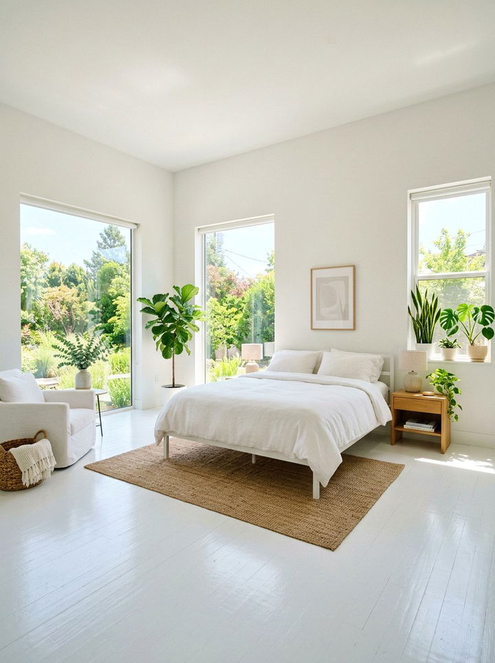 White Bedroom Natural Light - 30 contemporary white bedroom ideas