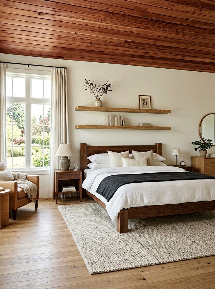 White Bedroom With Wood Accents - 30 cool white bedroom ideas