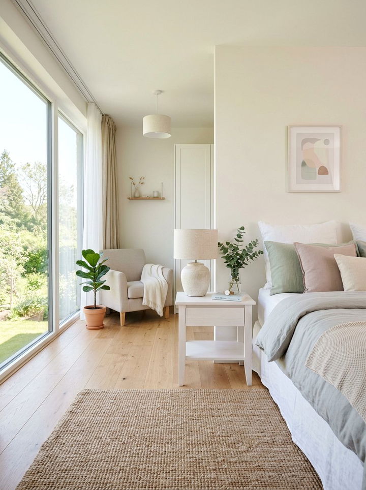 White Bedside Table - 30 bedroom nightstands