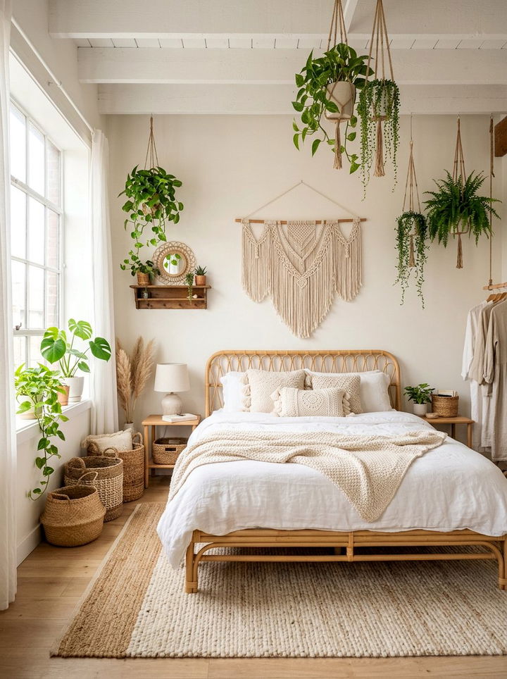 White Boho Bedroom - 30 contemporary white bedroom ideas