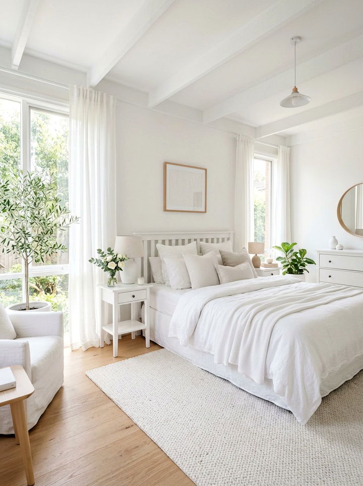 White Bright Bedroom - 30 custom bedroom ideas
