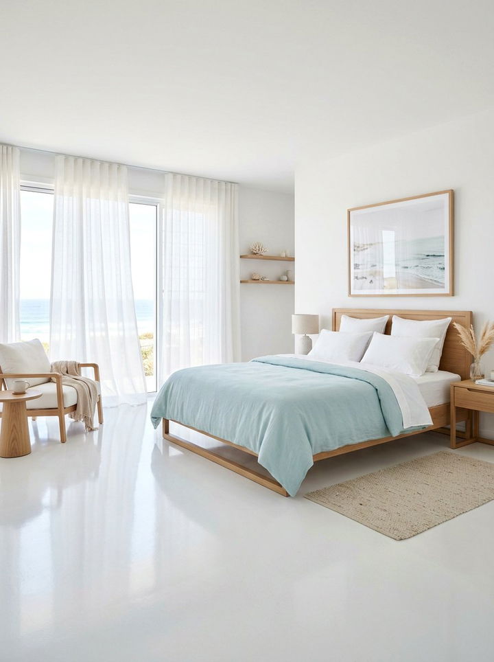 White Concrete Floor Bedroom - 30 bedroom concrete floors