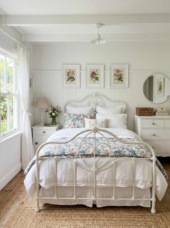White Cottage Bedroom - 30 white bedroom furniture ideas