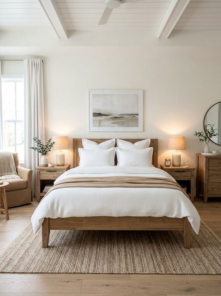 White Cotton Bedding - 30 cotton bedroom ideas