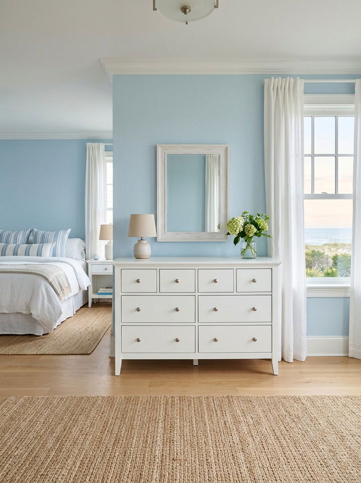 White Double Dresser - 30 bedroom dresser ideas
