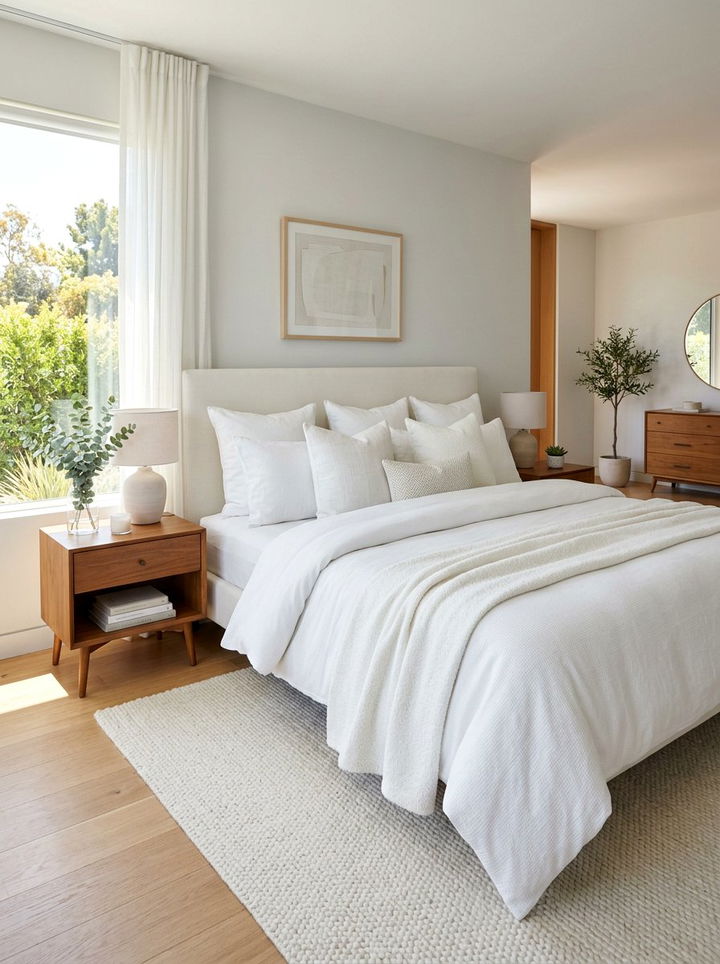 White Duvet Cover - 30 white bedroom accessories ideas