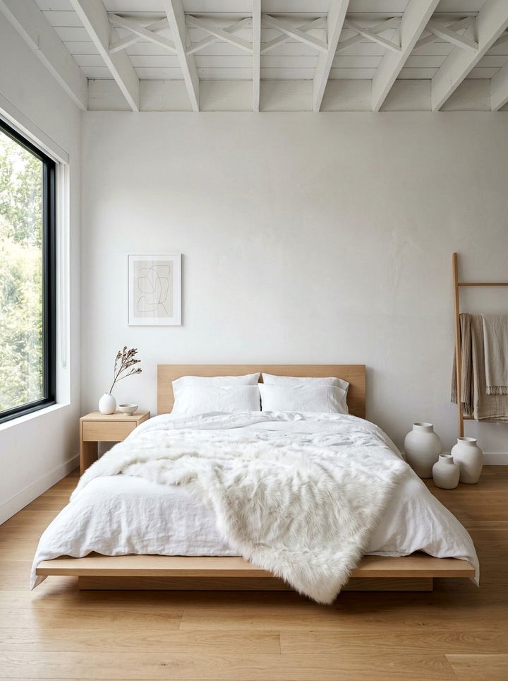 White Faux Fur Throw - 30 bedroom faux fur throws