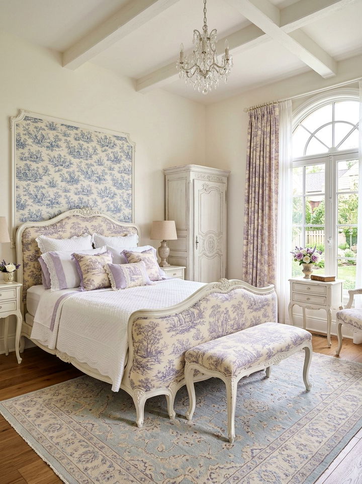 White French Country Bedroom - 30 white bedroom furniture ideas