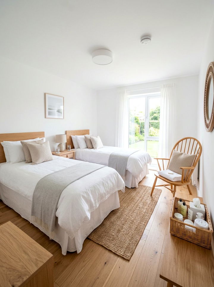 White Guest Bedroom - 30 cool white bedroom ideas