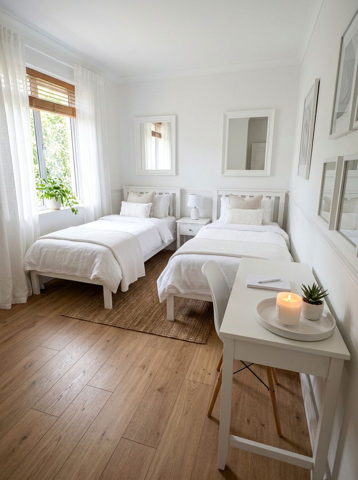 White Guest Bedroom - 30 white and white bedroom ideas