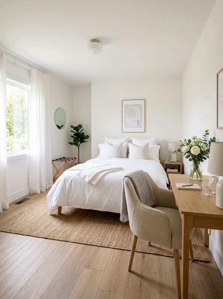 White Guest Bedroom - 30 white bedroom ideas