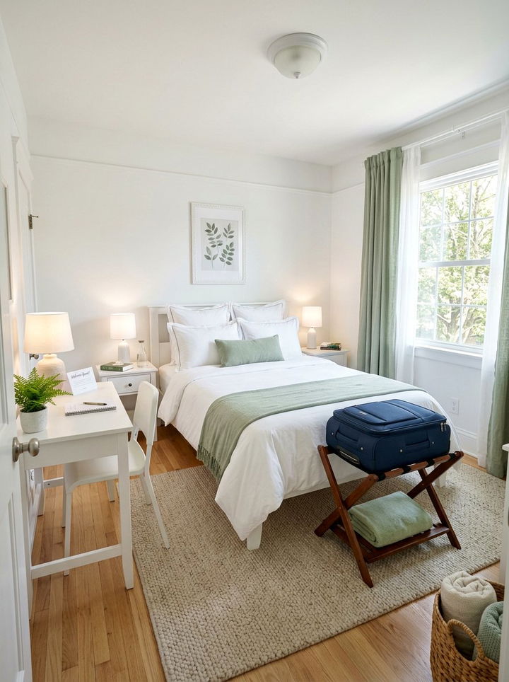 White Guest Bedroom - 30 white bedroom furniture ideas