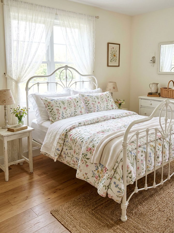 White Iron Bed Frame - 30 bedroom iron beds