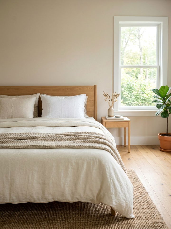 White Linen Bed Pillow - 30 bedroom throw pillows