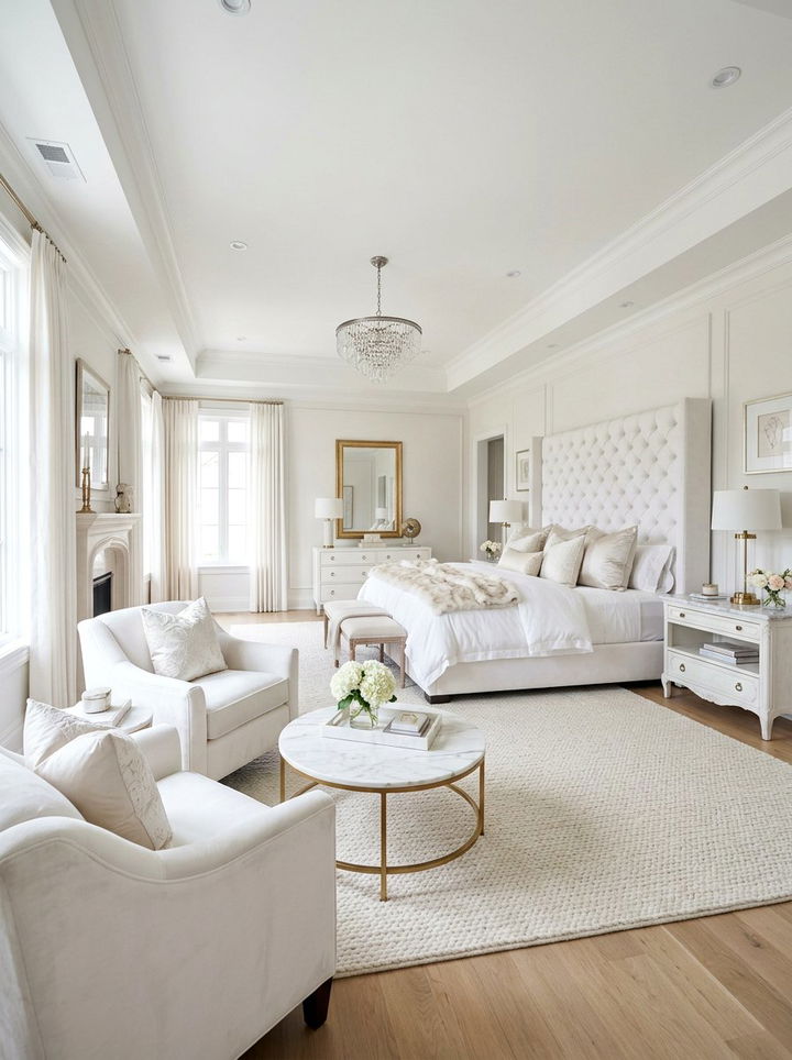 30 Cool White Bedroom Ideas for a Bright and Clean Look