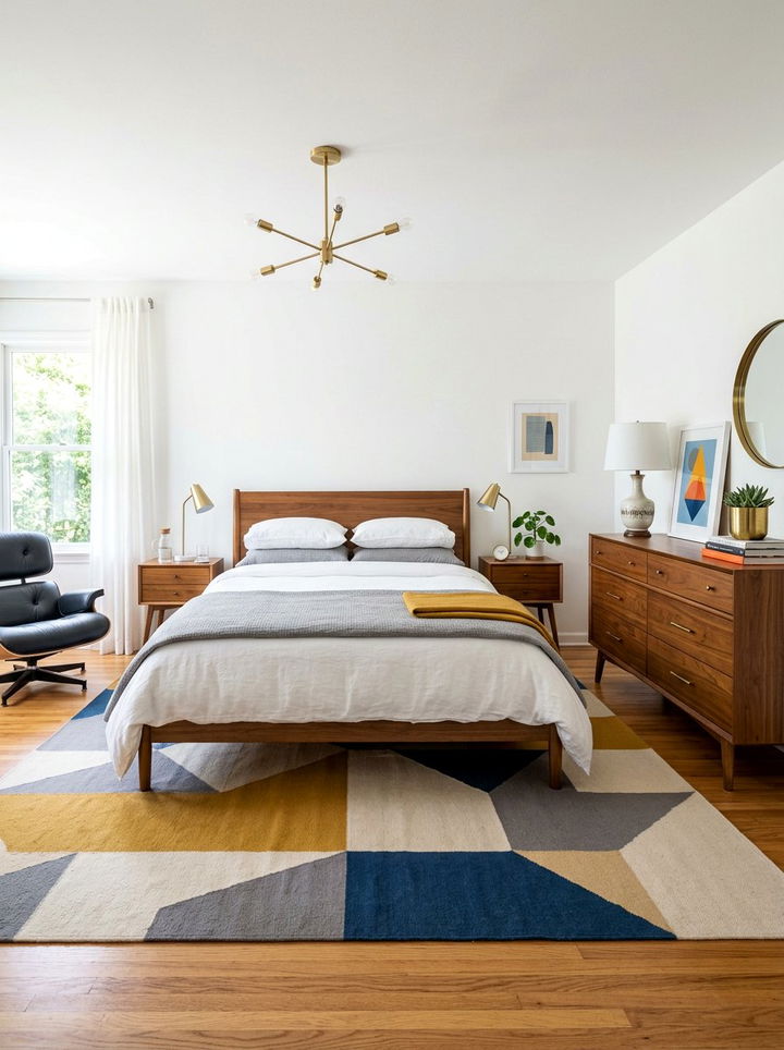 White Mid Century Bedroom - 30 white bedroom furniture ideas