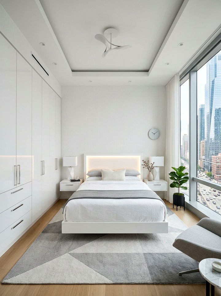 White Modern Bedroom - 30 white and white bedroom ideas