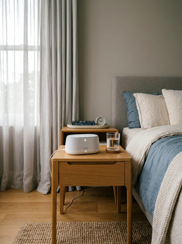 White Noise Machine - 30 insomnia bedroom ideas