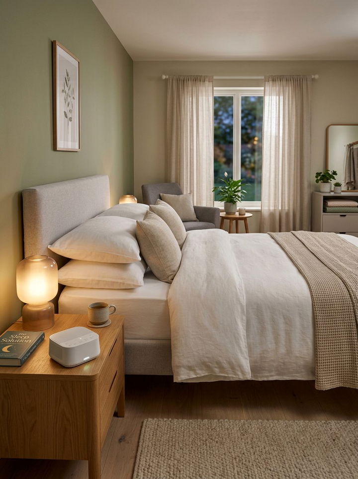 White Noise Machine - 30 bedroom soundproofing ideas