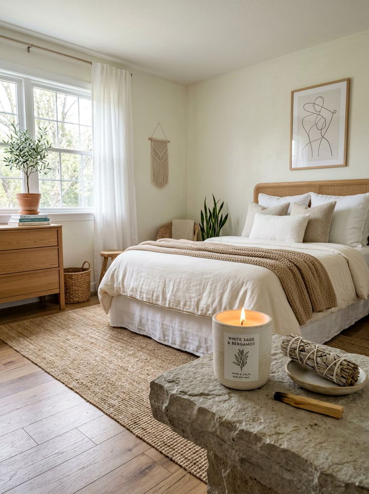 White Sage Candle - 30 bedroom scented candles