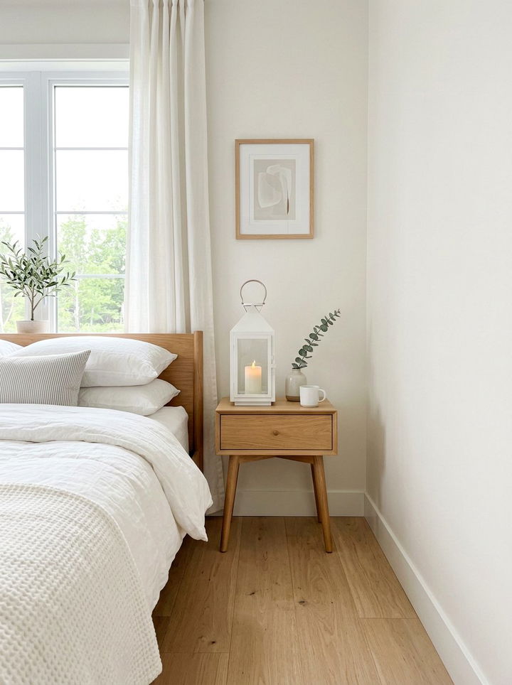 White Scandinavian Bedroom Lantern - 30 bedroom candle lanterns