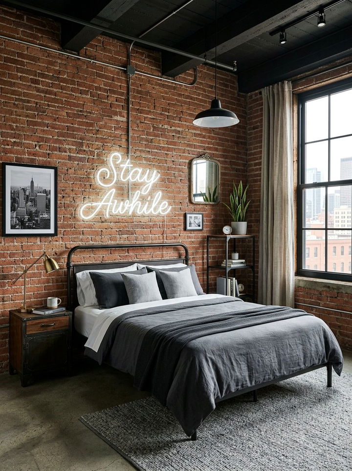 White Script Neon Sign - 30 bedroom neon signs